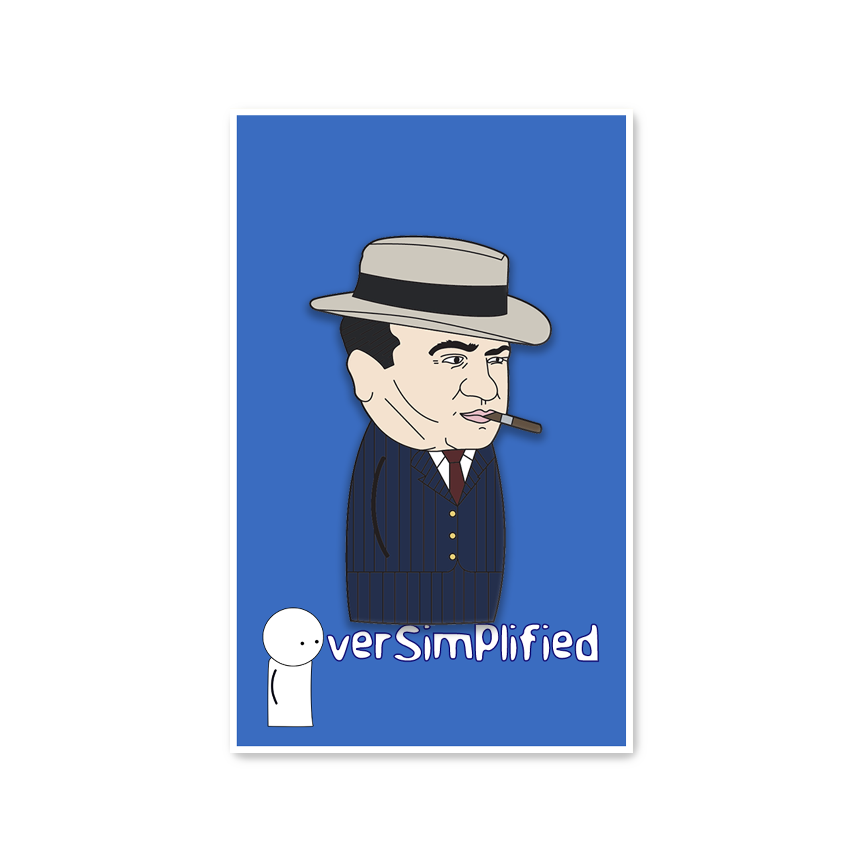 OverSimplified Limited Edition Oversimplified Al Capone Pin