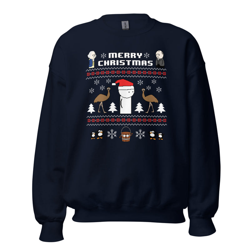 OverSimplified 8-bit Holiday Sweater