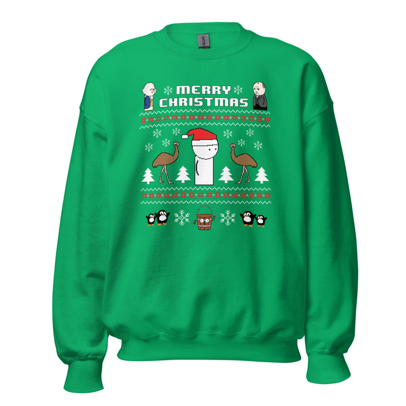 OverSimplified 8-bit Holiday Sweater