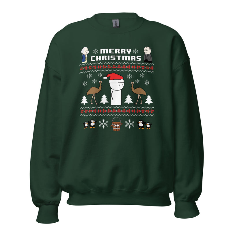 OverSimplified 8-bit Holiday Sweater
