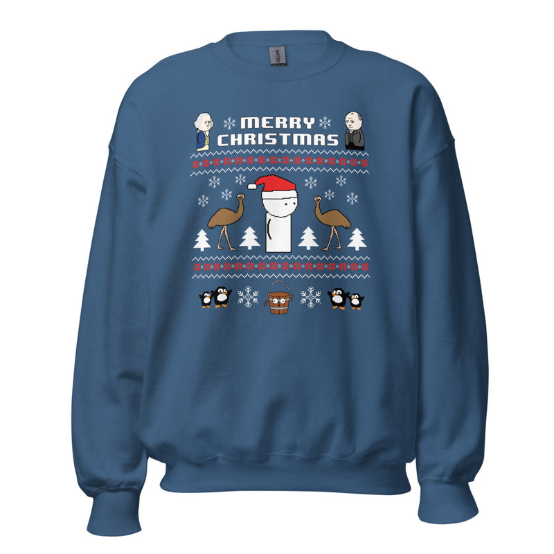 OverSimplified 8-bit Holiday Sweater