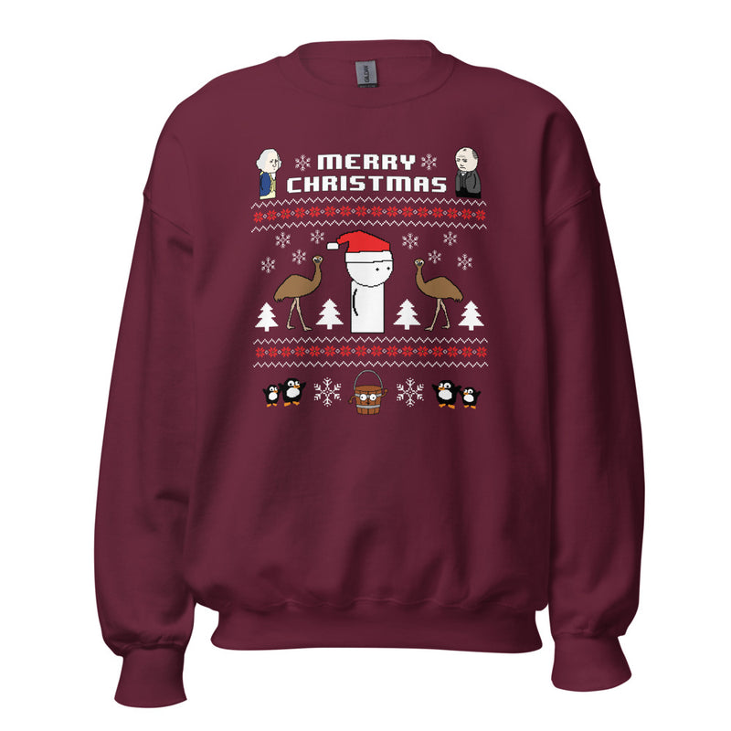 OverSimplified 8-bit Holiday Sweater