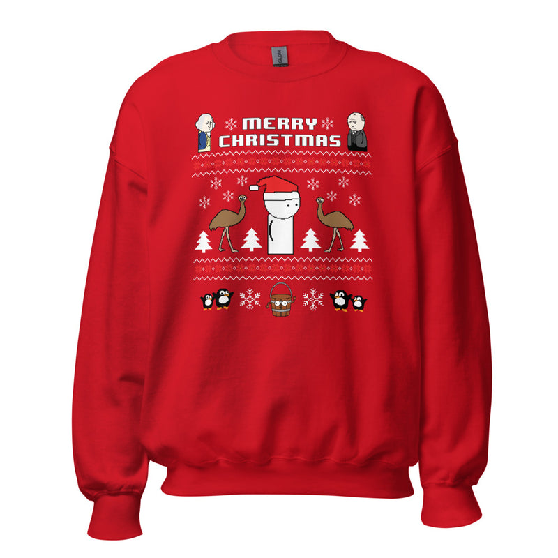 OverSimplified 8-bit Holiday Sweater