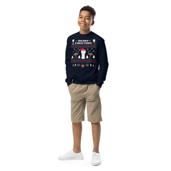 OverSimplified Youth 8-bit Holiday Youth Sweater