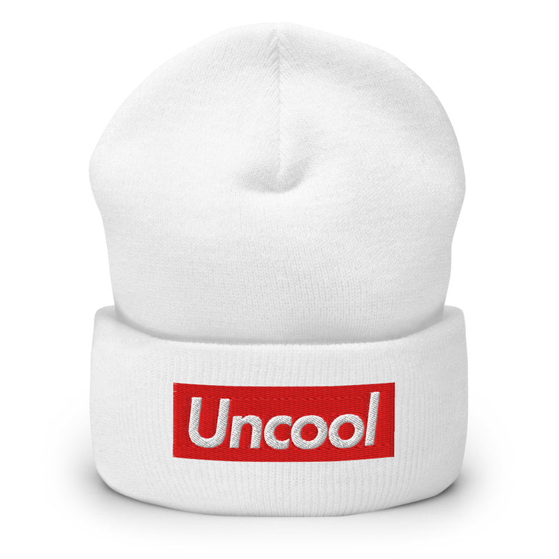 Supremely Uncool Embroidered Beanie