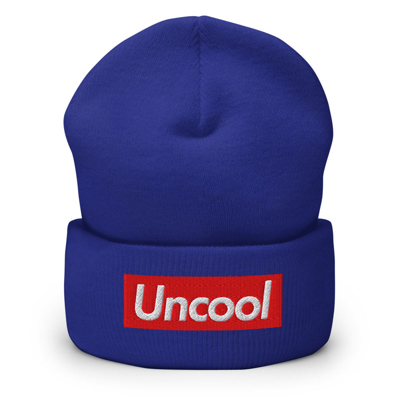 Supremely Uncool Embroidered Beanie