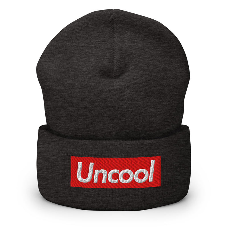 Supremely Uncool Embroidered Beanie