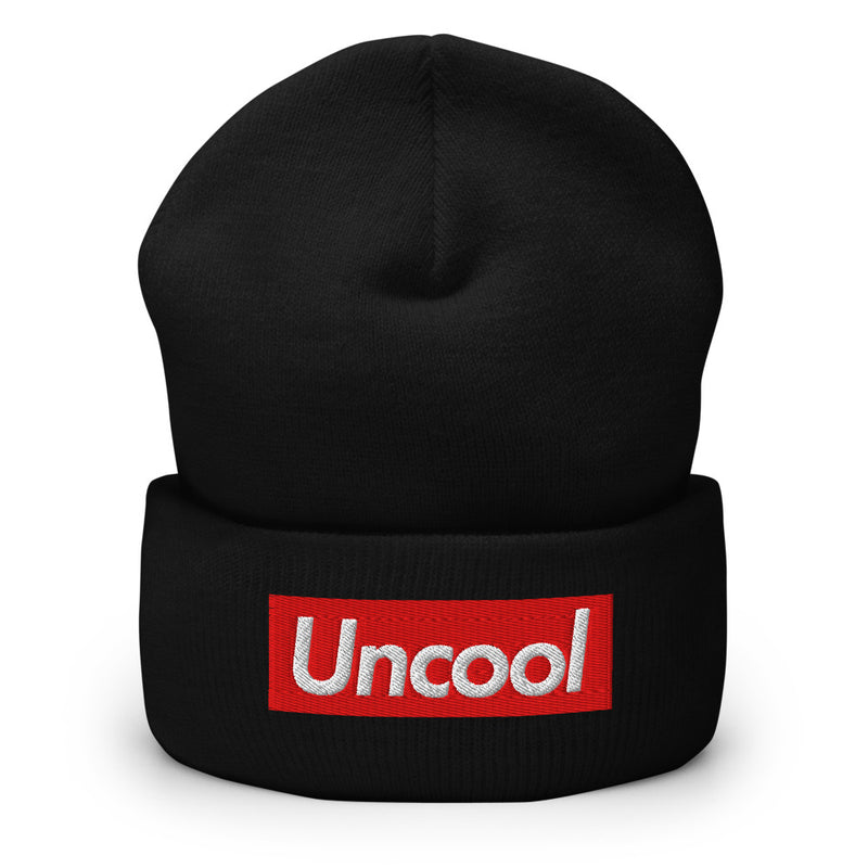 Supremely Uncool Embroidered Beanie