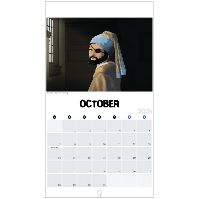 OverSimplified Art Calendar 2024