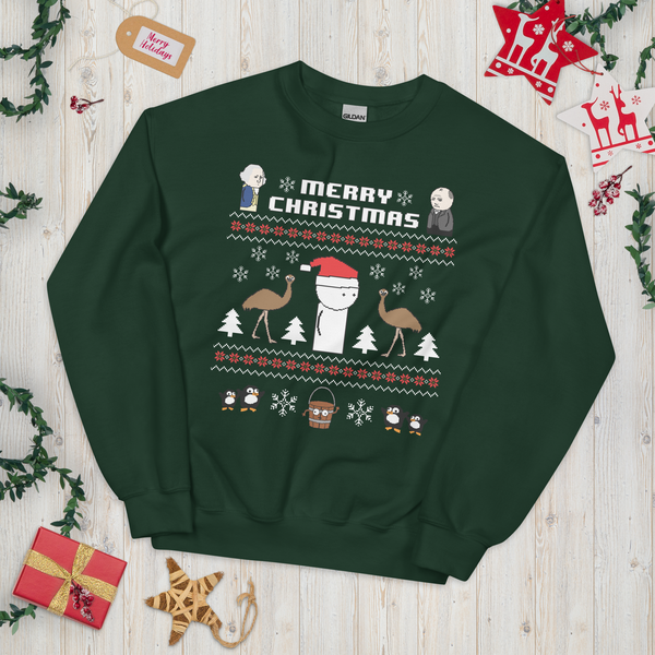 OverSimplified 8-bit Holiday Sweater