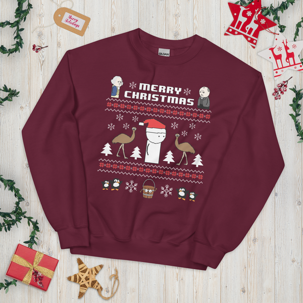 OverSimplified 8-bit Holiday Sweater
