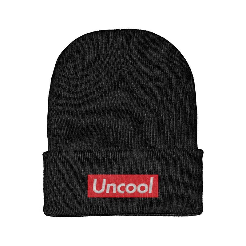 Supremely Uncool Embroidered Beanie